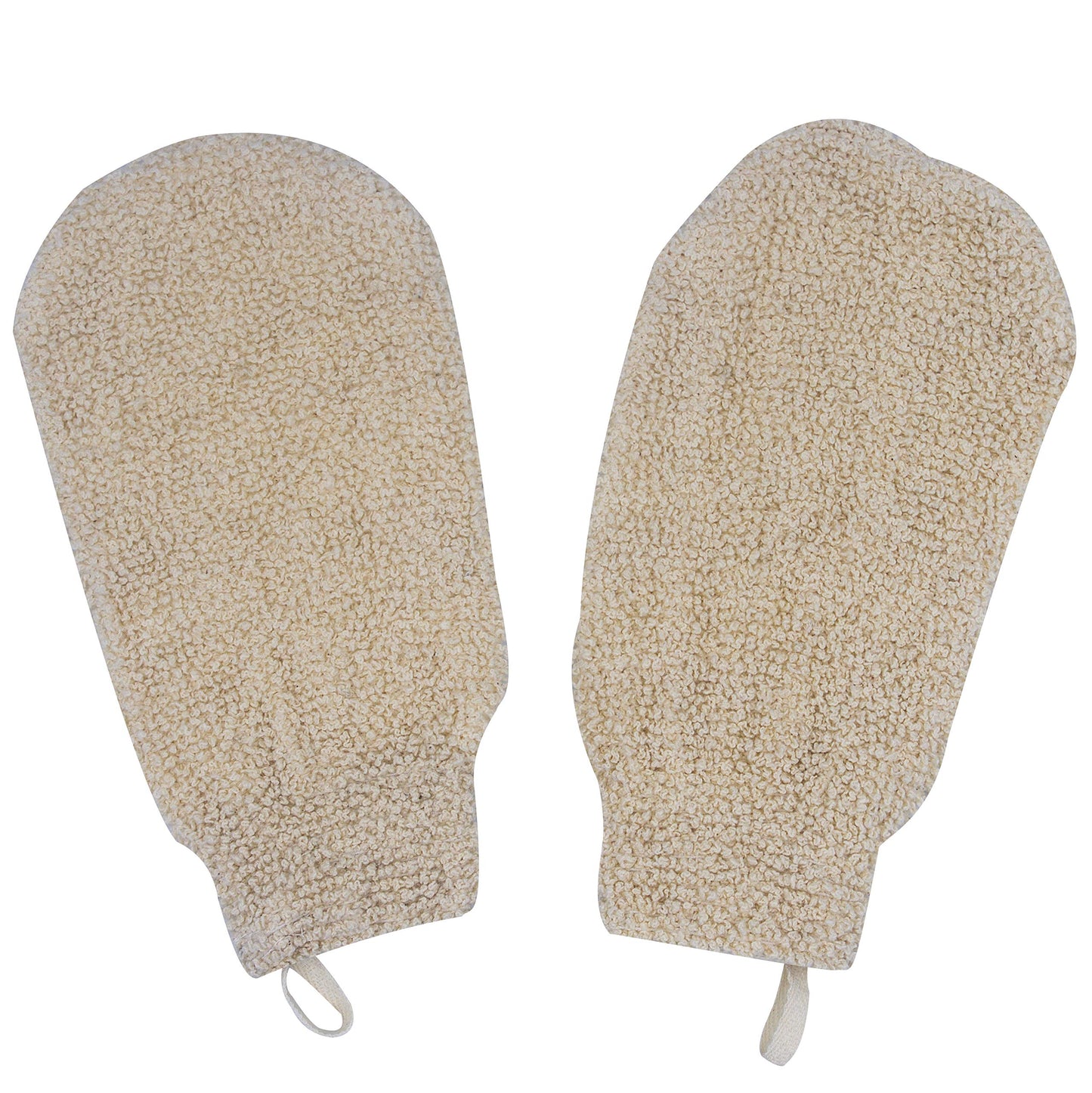 Bleu Bath (2 Pack) Natural Exfoliating Hemp Bath Mitt Shower Gloves Loofah Washcloth Sponge Machine Washable Body Scrubber (Gentle Ramie) Beauty and Personal Care Bleu Bath