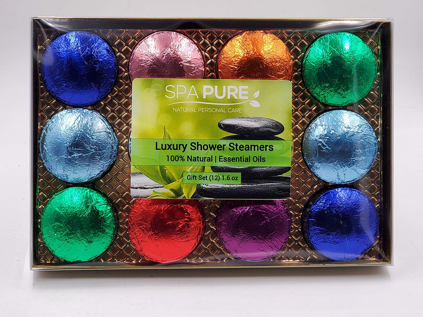 Spa Pure Shower Bombs:Rejuvenating Steamers and Aromatherapy Tablets, Bomb, and Vaporizing Steamer Soothers Bath Melt For Women, Men, All Natural Beauty and Personal Care Spa Pure