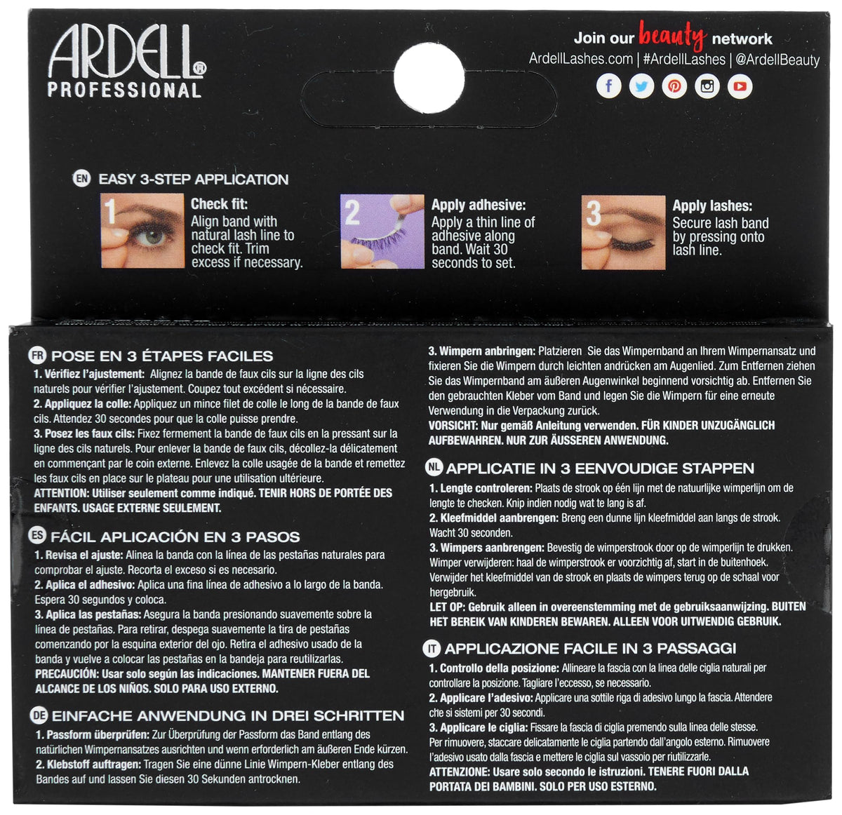 Ardell Faux Mink 814 2 Pairs Beauty & Personal Care Ardell