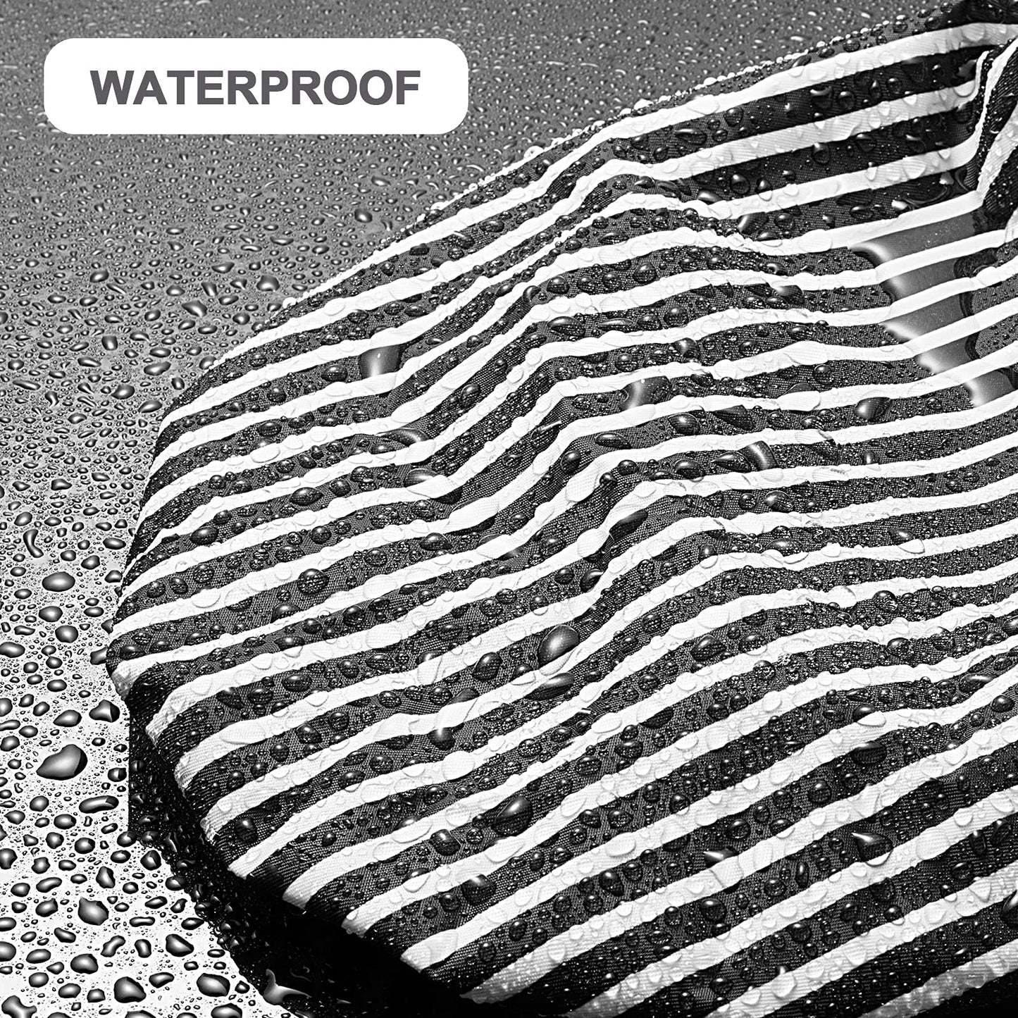 PRETFEORY Shower cap, Waterproof Reusable bonnet for Women take Shower Bathing SPA Make up Washing face (Stripe) Beauty and Personal Care PRETFEORY