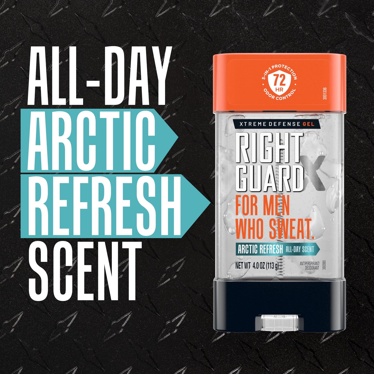 Right Guard Xtreme Defense Antiperspirant Deodorant Gel, Arctic Refresh Scent - 5-in-1 Deodorant Men Can Trust, 72-Hour Odor Control Invisible Gel Beauty and Personal Care Right Guard