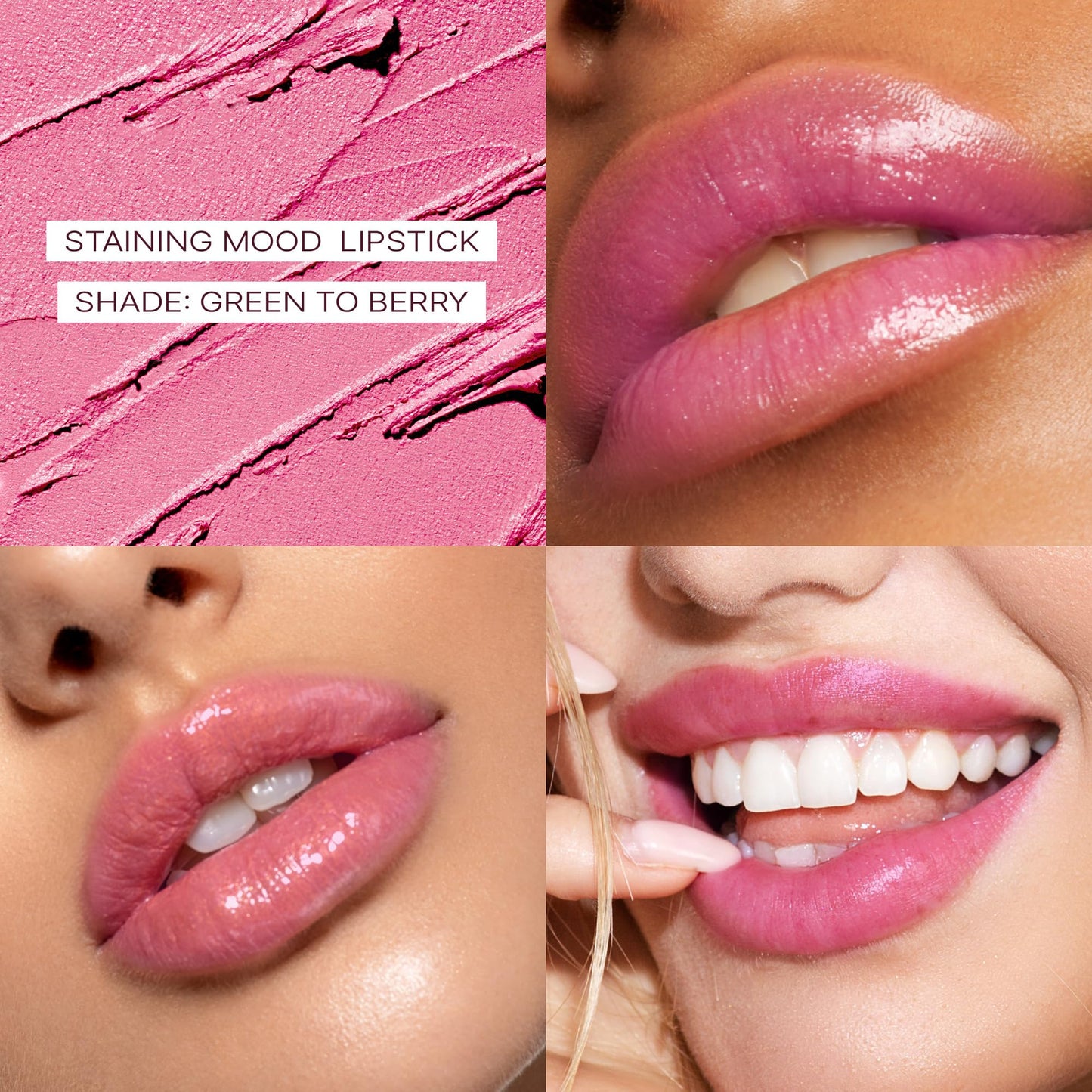Ruby Kisses Staining Mood Lipstick, pH Color Changing Lip Balm Tint, Lightweight Hydrating Formula with Coconut Oil, Temperature-Reactive Long Lasting Beauty & Personal Care Ruby Kisses
