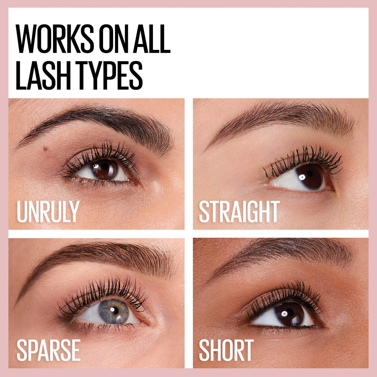 Maybelline Lash Sensational Washable Mascara, Lengthening and Volumizing for a Full Fan Effect, Blackest Black, 1 Count Beauty & Personal Care MAYBELLINE