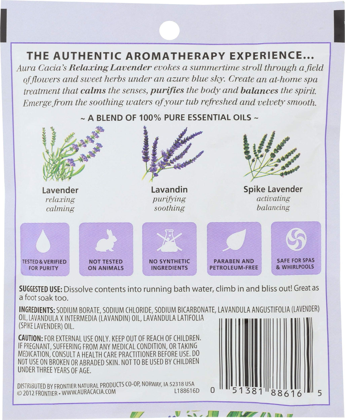 Aura Cacia Bath Mnrl Lavendar Relaxing Beauty and Personal Care Aura Cacia