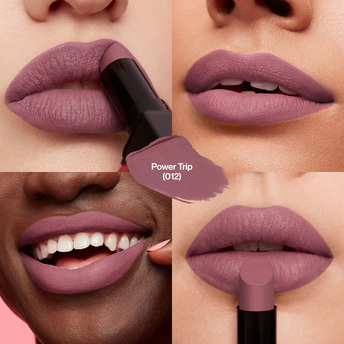 Revlon Lipstick, ColorStay Suede Ink, Built-in Primer, Stocking Stuffer for Women, Waterproof, Smudge-proof, Matte Color, 012 Power Trip, 0.09 oz Beauty & Personal Care REVLON