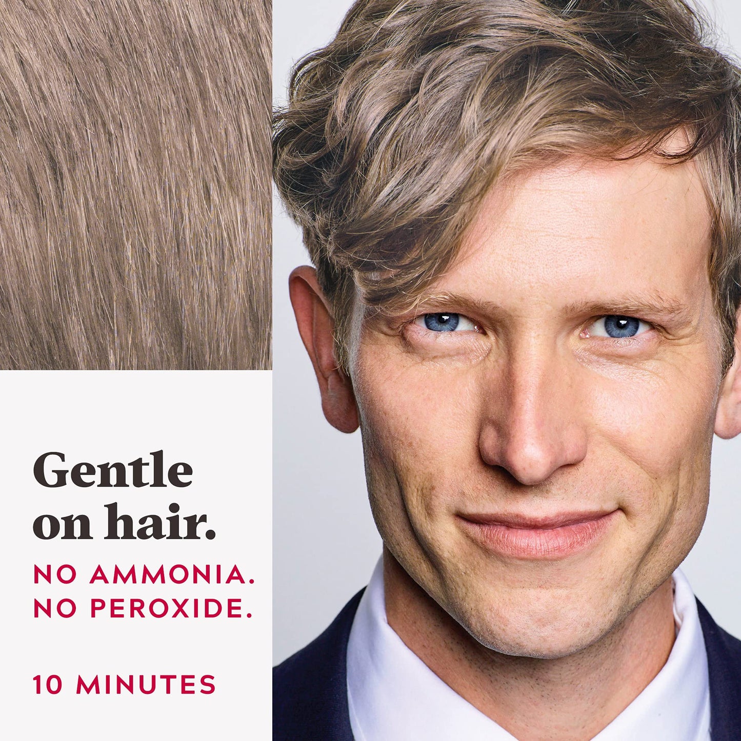 Just For Men Easy Comb-In Color Mens Hair Dye, Easy No Mix Application with Comb Applicator - Sandy Blond, A-10, Pack of 1 Beauty & Personal Care Just for Men