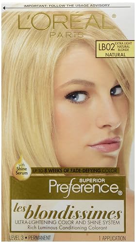 L’Oreal ParisSuperior Preference Les Blondissimes, LB02 Extra Light Natural Blonde (Natural) 1 ea Beauty & Personal Care L'Oreal Paris