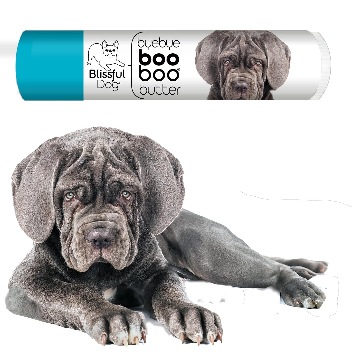 The Blissful Dog .15 oz Tube Neapolitan Mastiff Booboo Butter Beauty and Personal Care The Blissful Dog