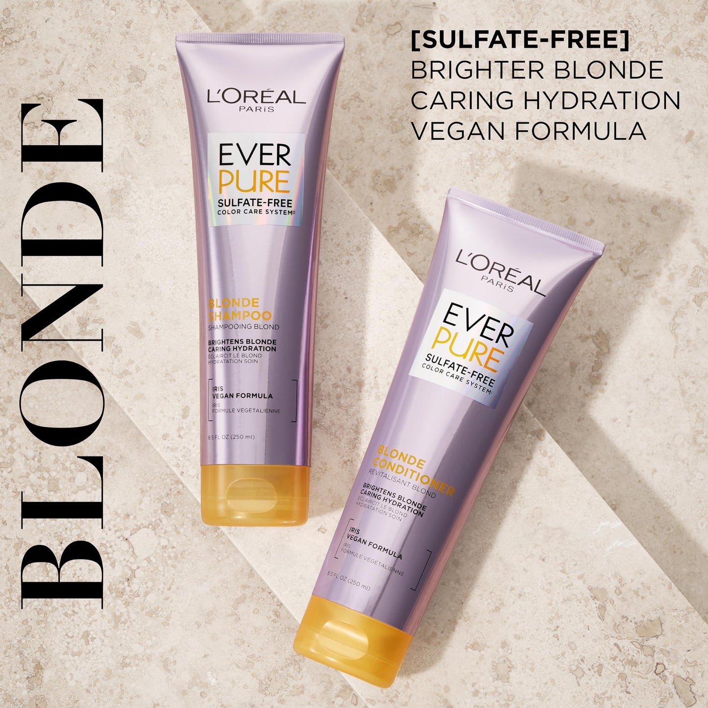 L’Oreal ParisHair Expert EverPure Blonde Conditioner, 8.5 oz (Pack of 2) Beauty & Personal Care L'Oreal Paris