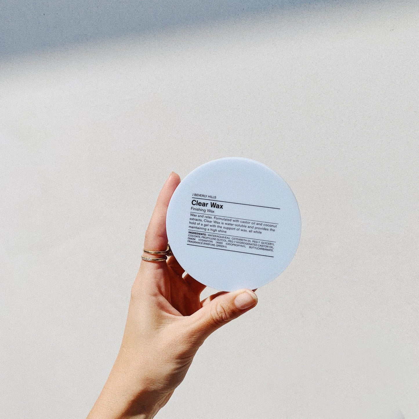 J Beverly Hills Blue Clear Finishing Wax with Castor Oil for Strong Hold and Hair Growth, 2.5 Oz Beauty & Personal Care J Beverly Hills
