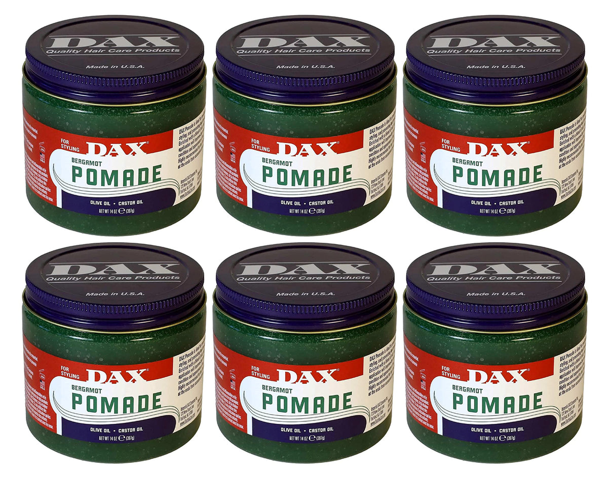 Dax Pomade (Bergamot) 14 Ounce Jar (414ml) (6 Pack) Beauty & Personal Care DAX