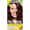 Garnier Nutrisse Nourishing Hair Color Creme, 415 Soft Mahogany Dark Brown (Raspberry Truffle) (Packaging May Vary) Beauty & Personal Care Garnier
