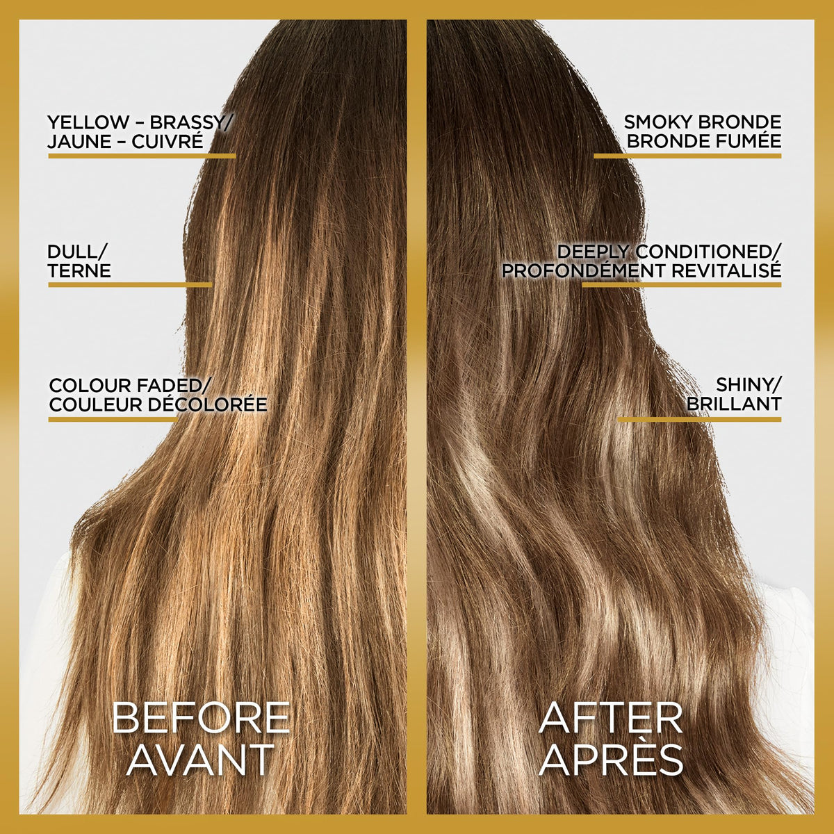L'Oreal Paris Le Color Gloss One Step In-Shower Toning Hair Gloss, Neutralizes Brass, Conditions & Boosts Shine, Smoky Bronde, 4 Ounce Beauty & Personal Care L'Oreal Paris