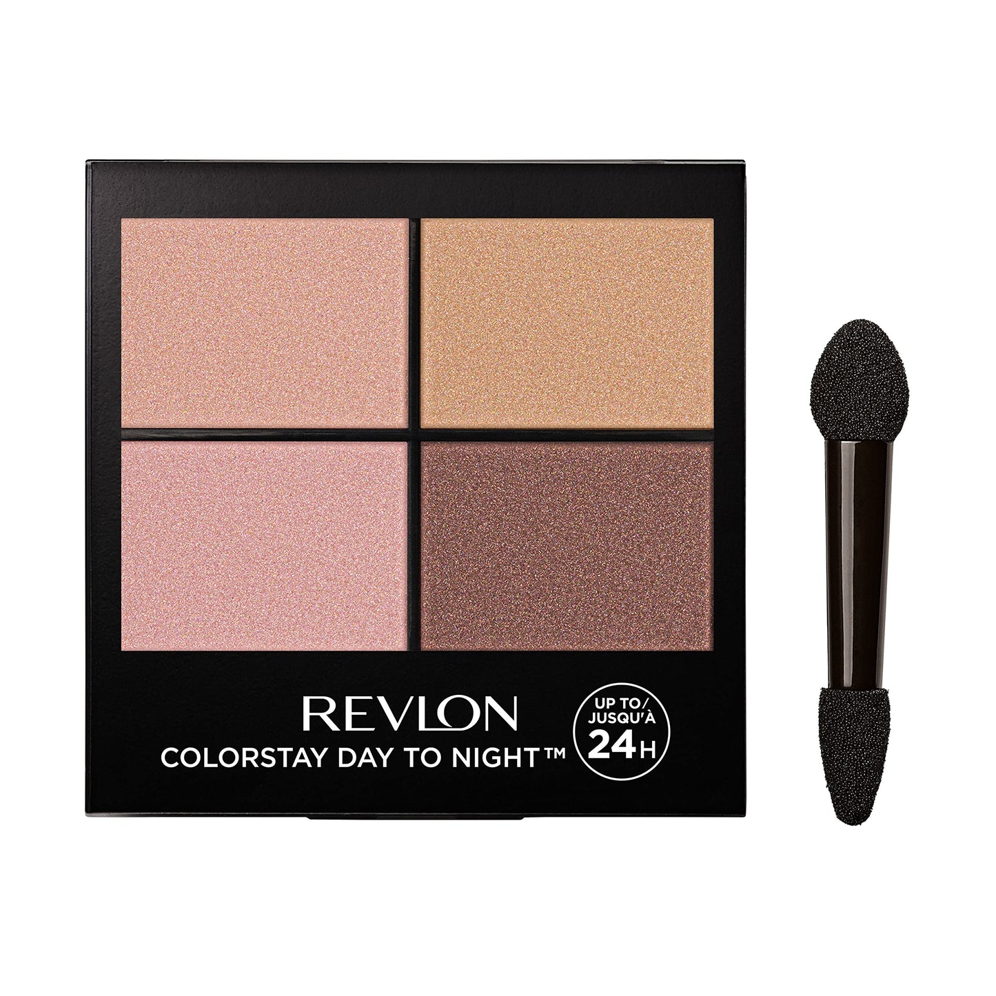 Revlon ColorStay Day to Night Eyeshadow Quad Palette with Transitional Shades, Stocking Stuffer for Her, Buttery Soft Feel, 505 Decadent, 0.16 Oz Beauty & Personal Care REVLON