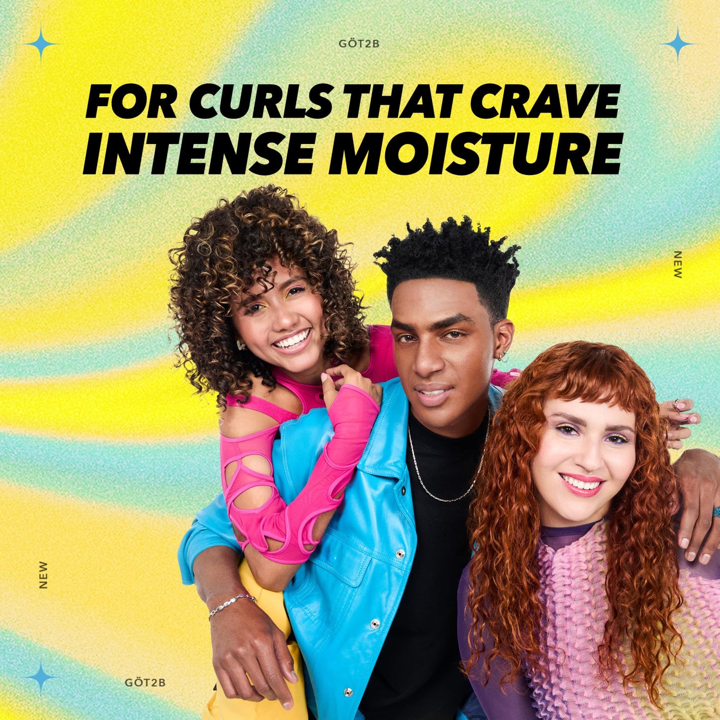 Got2B Curled Styling Cream, 6 Fl Oz, Curl Defining & Moisturizing Hair Cream for Coily & Curly Hair, Provides Frizz Control & Soft Feel for Type 3-4 Beauty & Personal Care Got2B