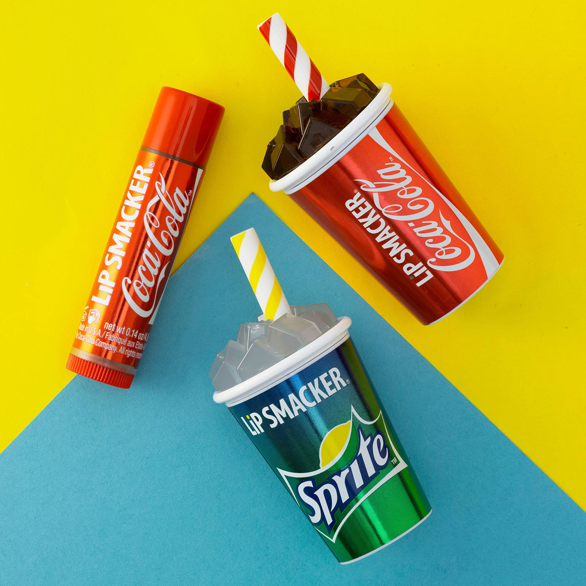 Lip Smacker Coca Cola Collection, lip balm for kids - Coca-Cola & Sprite, trio Beauty & Personal Care Lip Smacker