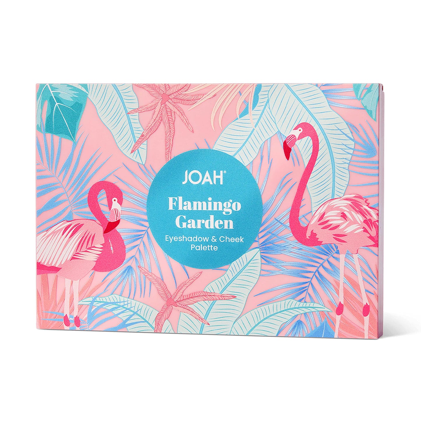 JOAH Beauty Flamingo Garden Cheek and Eyeshadow Palette, Highly Pigmented, Includes 5 Tropical Colored Eye Shadows, 2 Natural Blush Shades & 1 Pink… Beauty & Personal Care JOAH