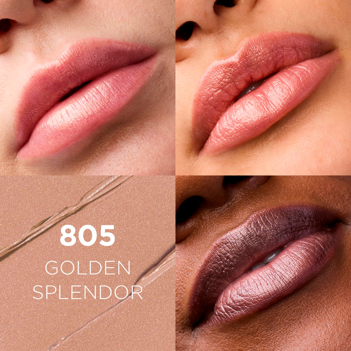 L'Oreal Paris Colour Riche Original Creamy, Hydrating Satin Lipstick with Argan Oil and Vitamin E, Golden Splendor , 1 Count