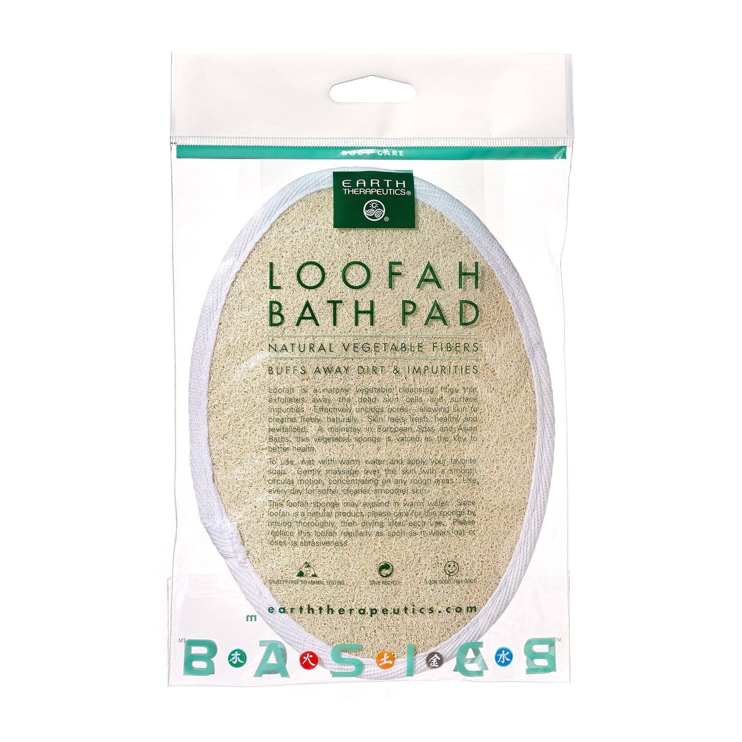 Earth Therapeutics Loofah Bath Pad Beauty and Personal Care Earth Therapeutics