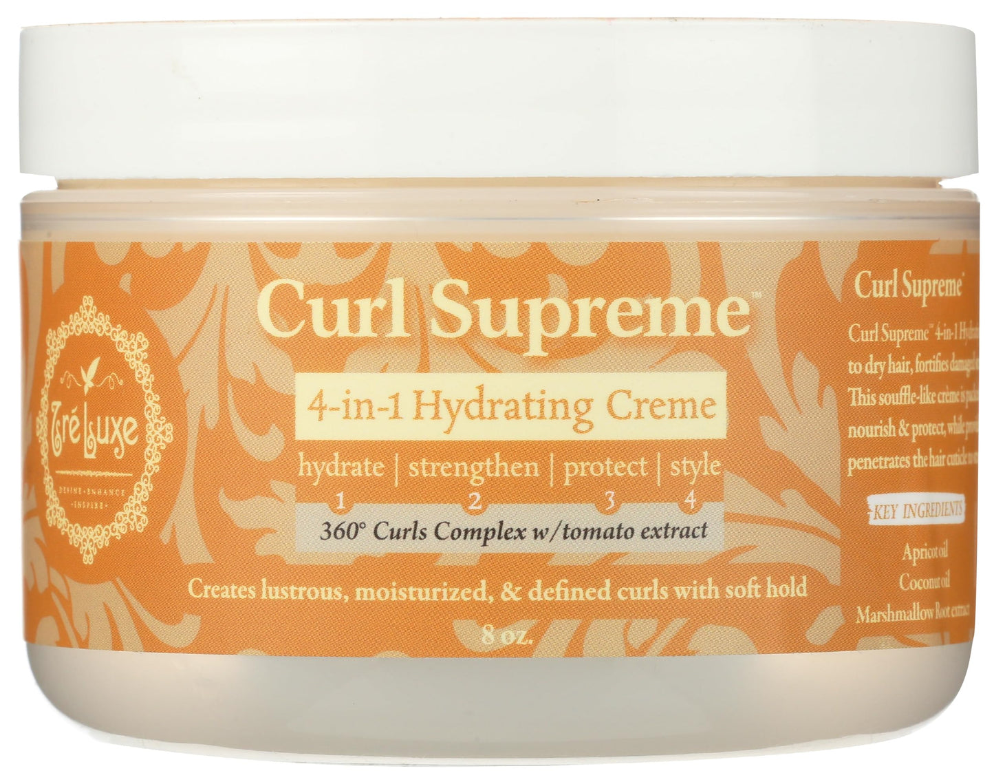 TRELUXE Curl Supreme Styling Creme, 8 OZ Beauty & Personal Care Treluxe