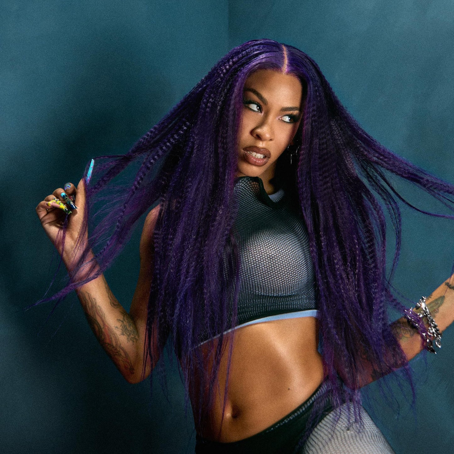 Good Dye Young x Rico Nasty Purple Semi-Permanent Hair Dye, Vegan and Cruelty-Free, Semi-Permanent Hair Color (Deep Purple, 5FL OZ) Beauty & Personal Care Good Dye Young