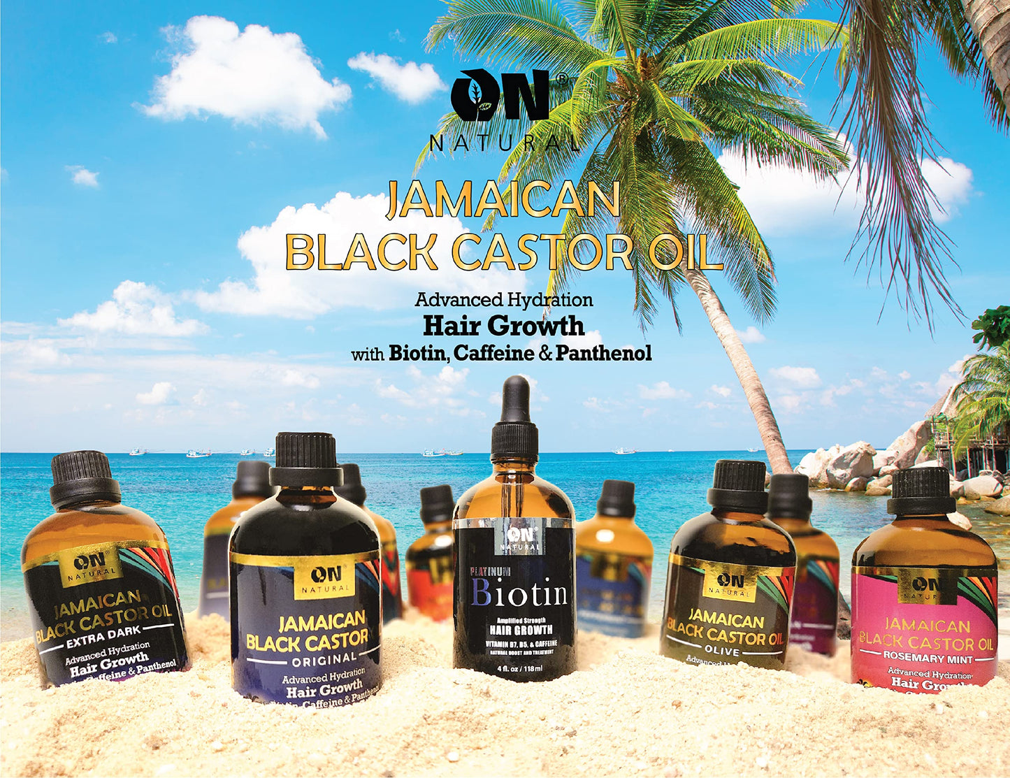 Jamaican Black Castor Oil [Tea Tree Mint] 4 oz Beauty & Personal Care On Natural