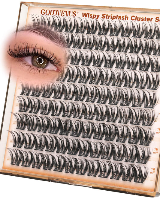 Goddvenus Spider Eye Lash Clusters Wispy Eyelash Clusters, D Curl Cluster Eyelash Extensions Natural Look, 10-16mm False Eyelashes for K Jenner Vibes Beauty and Personal Care Goddvenus Default Title