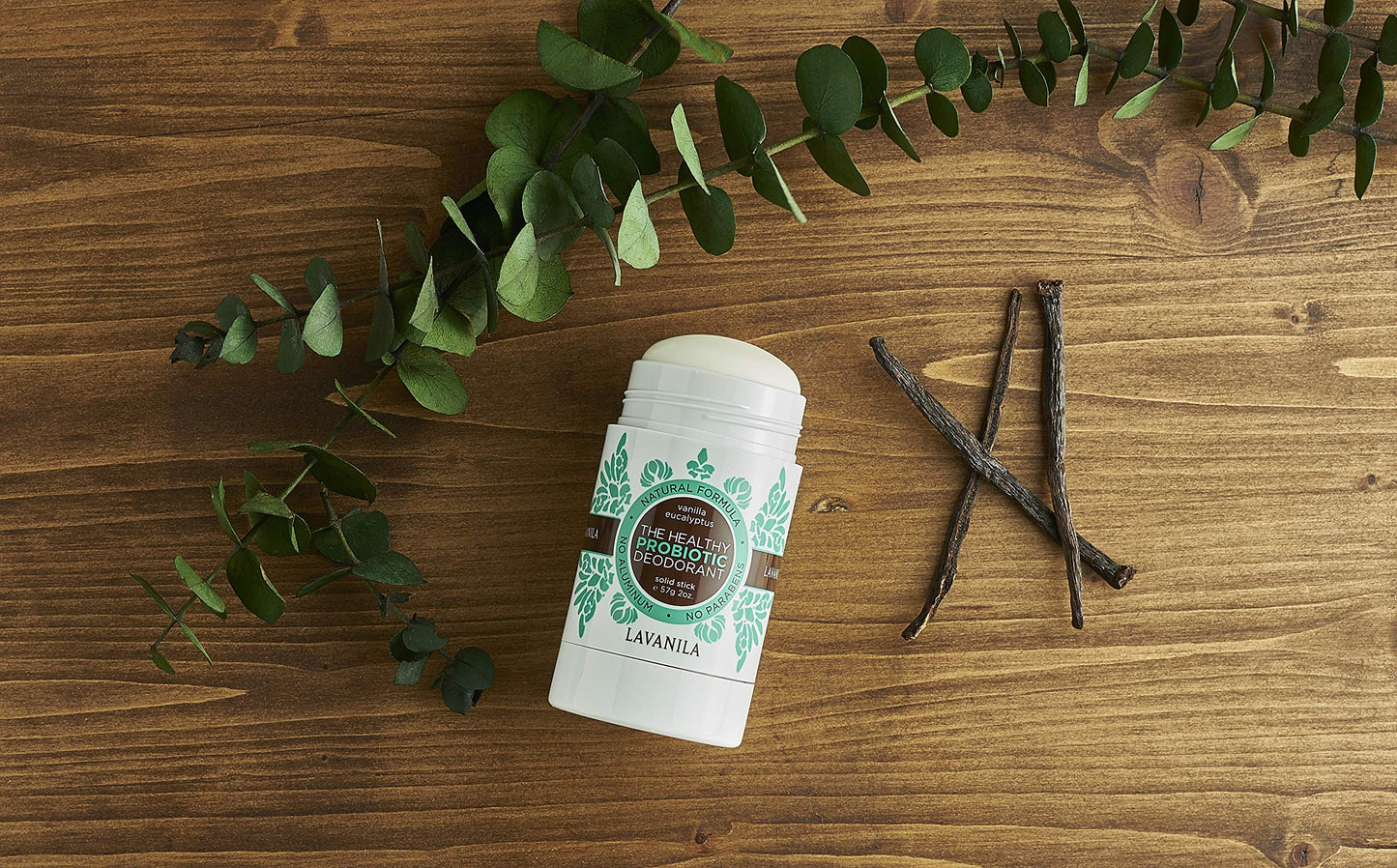 Lavanila Vanilla Eucalyptus Aluminum Free Deodorant 2 Oz - Solid Stick Deodorant for Men and Women, Natural Vegan Formula, Made In USA Beauty and Personal Care Lavanila