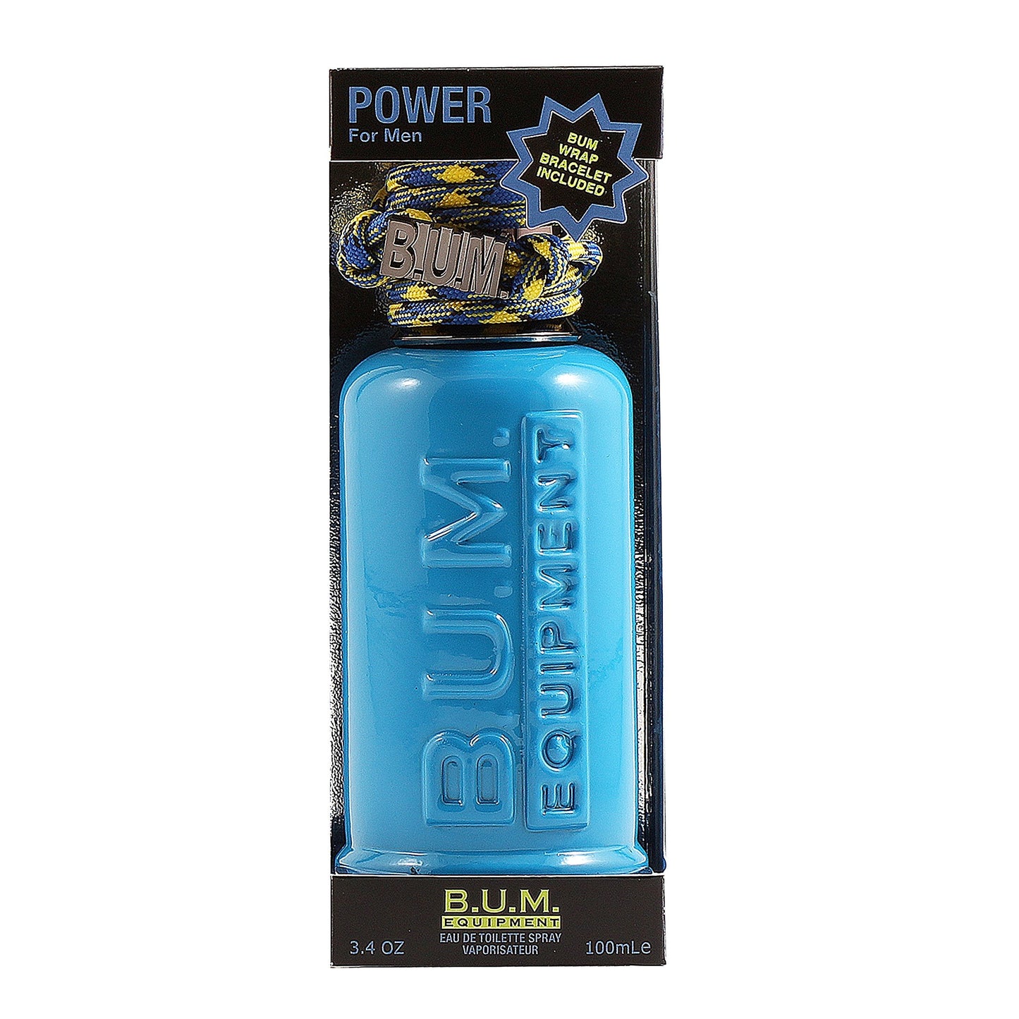 BUM EQUIPMENT Eau de Toilette Spray For Men, Power, 3.4 Fluid Ounce Beauty & Personal Care BUM EQUIPMENT
