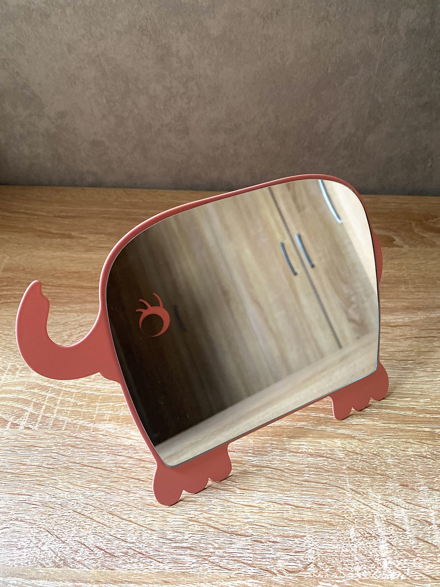 Aeisage Kids Mirror for Girls Cute Desk Mirror Desktop Compact Mirror Pink with Stand Animal Shape Makeup Mirror Gift for Daughter Beauty & Personal Care Aeisage
