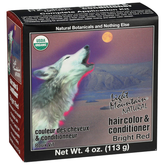 LIGHT MOUNTAIN 187013 Natural Hair Color 3 Piece -bright Red, 4 Ounce (Pack of 3) Beauty & Personal Care LIGHT MOUNTAIN