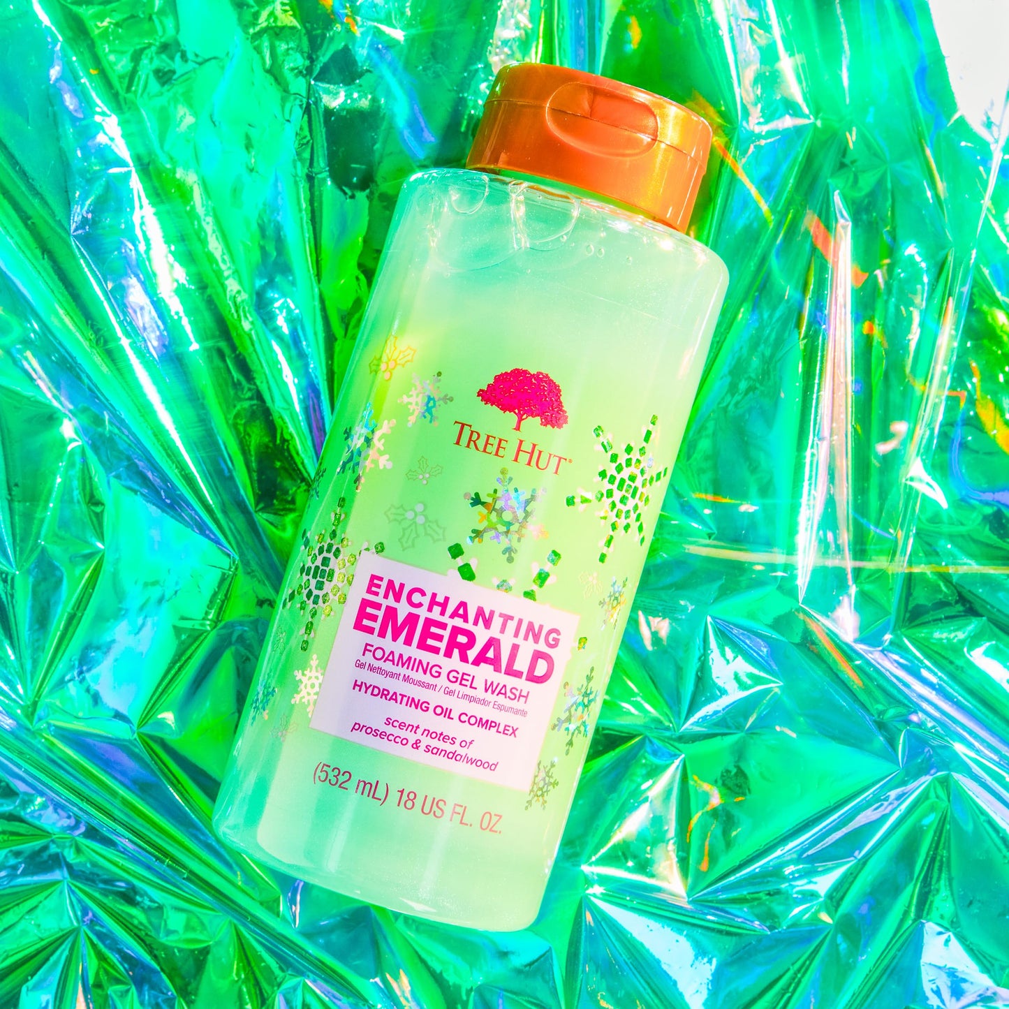 Tree Hut Enchanting Emerald Foaming Gel Wash | Cleanse & Soothe Skin Without Stripping Moisture | Made with our Hydrating Oil Complex | Limited Beauty & Personal Care Tree Hut