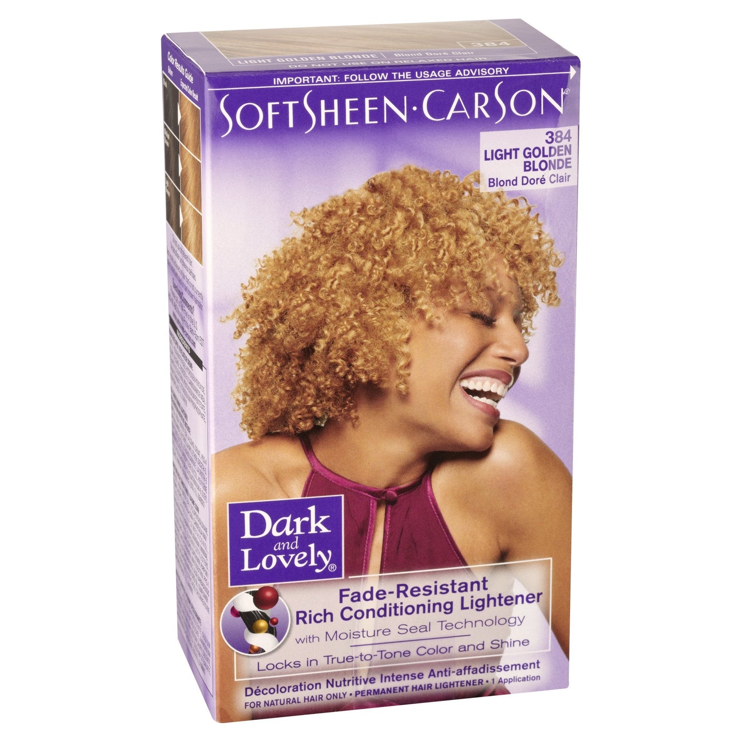 SoftSheen-Carson Dark and Lovely Permanent Hair Color Number 384, Light Golden Blonde by SoftSheen-Carson Beauty & Personal Care SoftSheen
