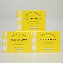 Sulfur Soap Jabon de Azufre (3-PACK) Acne Treatment Facial Soap (3.5oz) Beauty & Personal Care Genuine African Formula