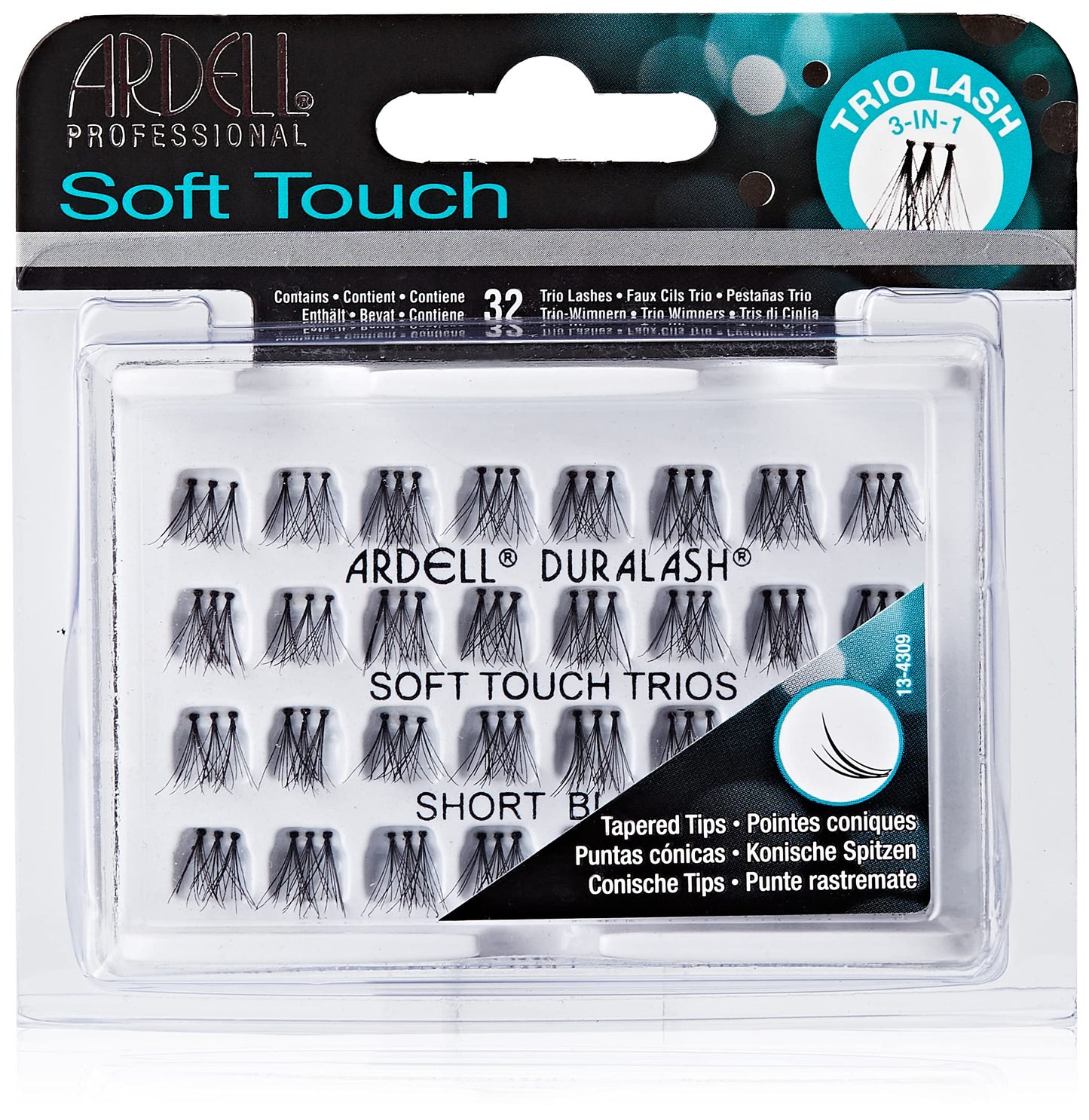 Soft Touch Trios Individuals Short Black Beauty & Personal Care Ardell