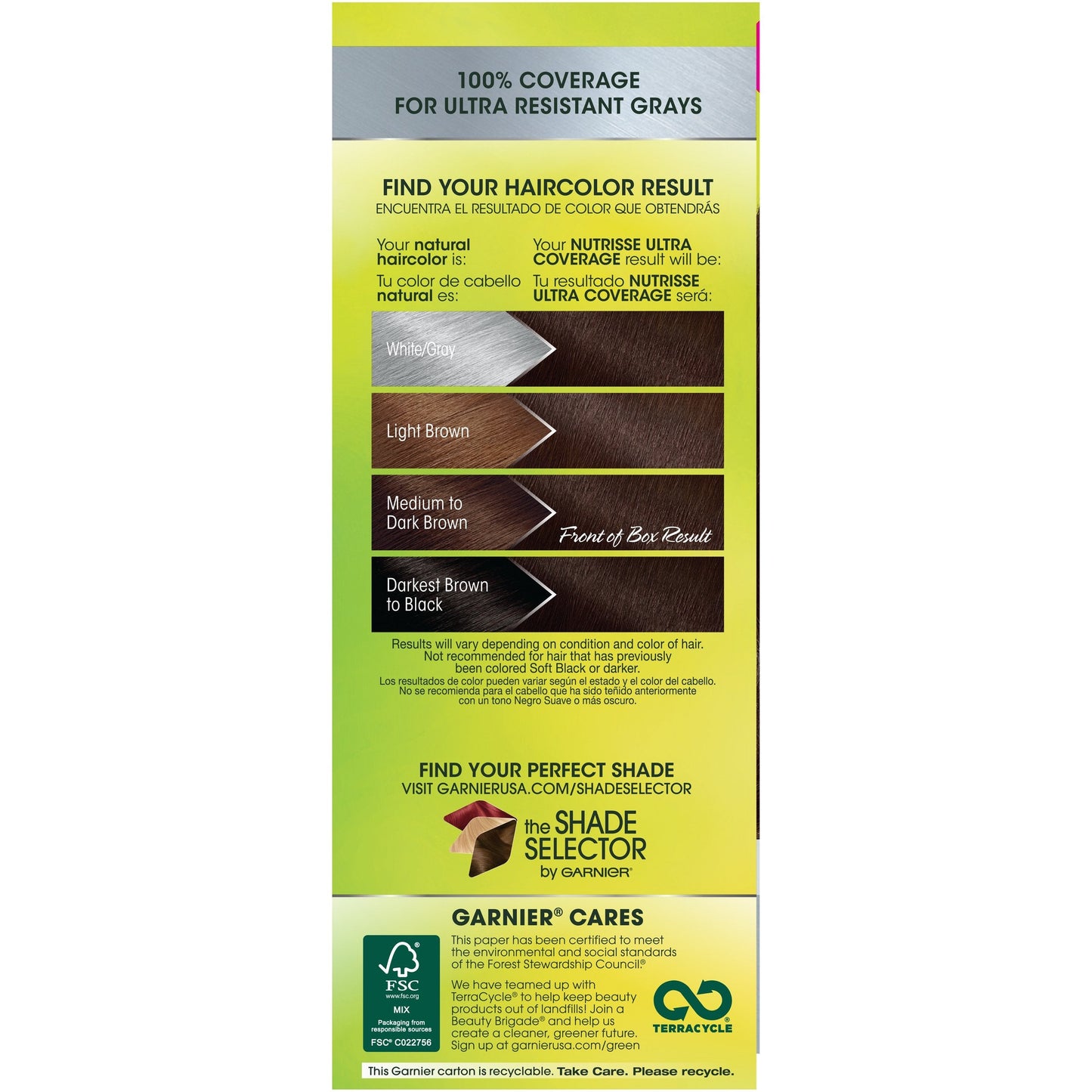Garnier Nutrisse Ultra Coverage Hair Color, Deep Dark Brown (Sweet Pecan) 400 (Packaging May Vary), Pack of 1 Beauty & Personal Care Garnier