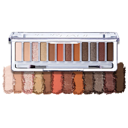 JOAH Color Haul Eyeshadow Palette, Travel Size Eye Makeup Kit, Matte & Shimmer Eyeshadow, Korean Makeup, 12 Highly Pigmented, Super Bendable Soft… Beauty & Personal Care JOAH
