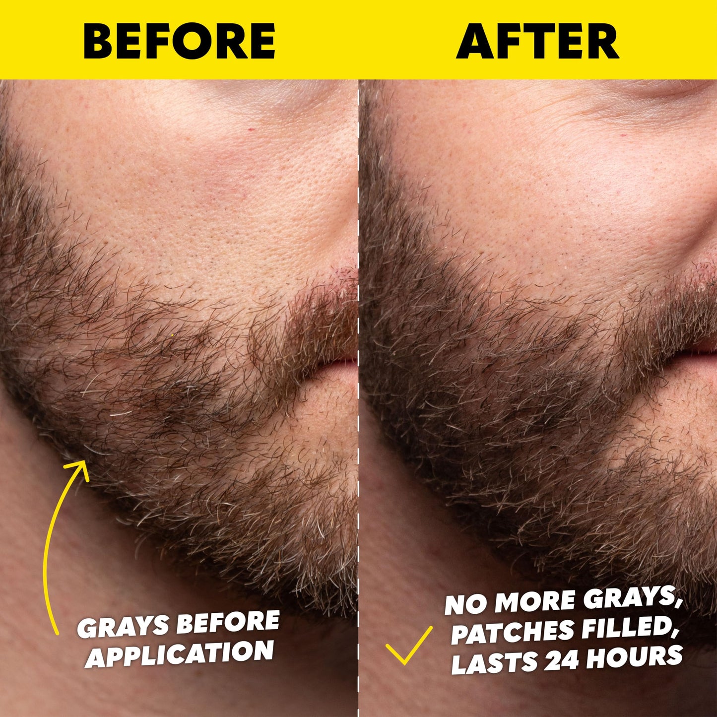 The Beard Club 1 Day Temporary Beard Dye for Men - Light Brown Beard, Mustache & Eyebrow Color for a Fuller, Well-Defined Look, Water & Sweat Beauty & Personal Care The Beard Club