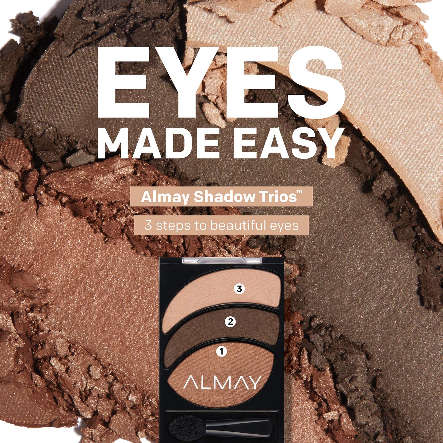 Almay Shadow Trio Palette, Longlasting Smoky Eyeshadow Makeup, Three Shades, Hypoallergenic, Everyday Neutrals, 0.19 oz Beauty & Personal Care Almay