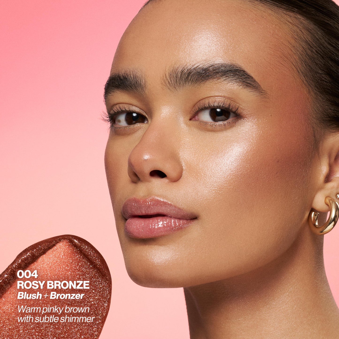 Revlon Glimmer Super Balm, Multi-Use Glow Face Makeup, Cream Bronzer, Highlighter, & Blush, 004 Rosy Bronze, 0.06 oz Beauty & Personal Care REVLON