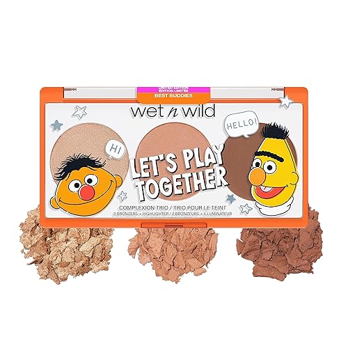 wet n wild x Sesame Street, Let’S Play Together, Complexion Trio Best Buddies Beauty & Personal Care wet n wild