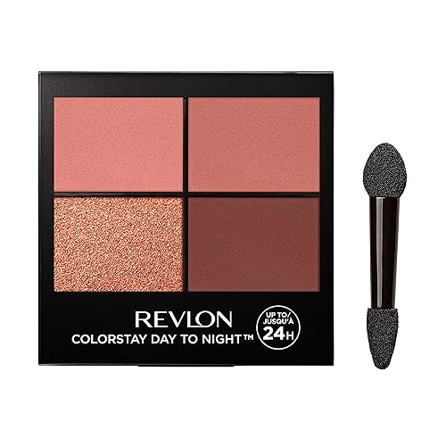 REVLON ColorStay Day to Night Eyeshadow Quad, Longwear Shadow Palette with Transitional Shades and Buttery Soft Feel, Crease & Smudge Proof, 560… Beauty & Personal Care REVLON