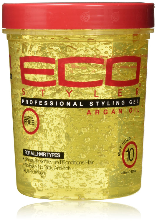 ECOCO Styling Gel With Argan Oil, 32 oz., Pack Of 2 Beauty & Personal Care ECOCO