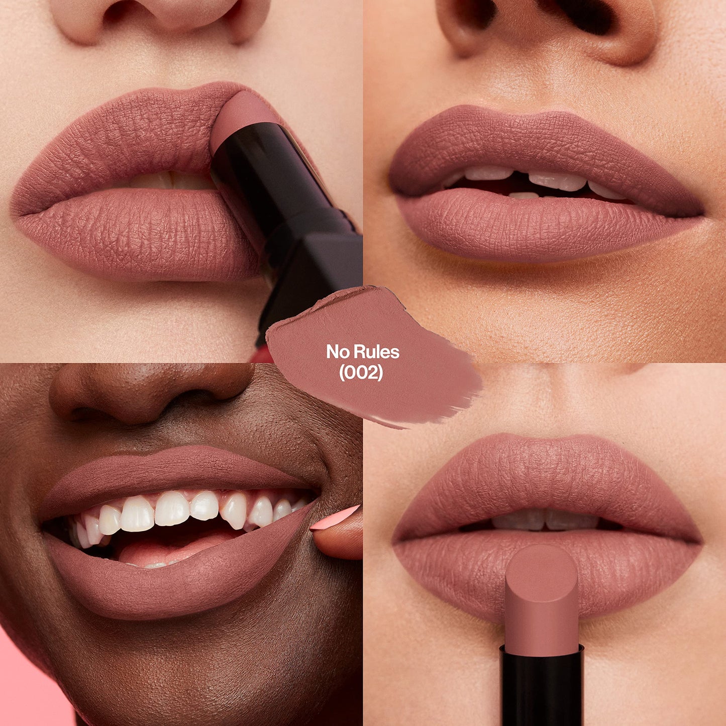 Revlon Lipstick, ColorStay Suede Ink, Built-in Primer, Infused with Vitamin E, Waterproof, Smudge-proof, Matte Color, 002 No Rules, 0.09 oz Beauty & Personal Care REVLON
