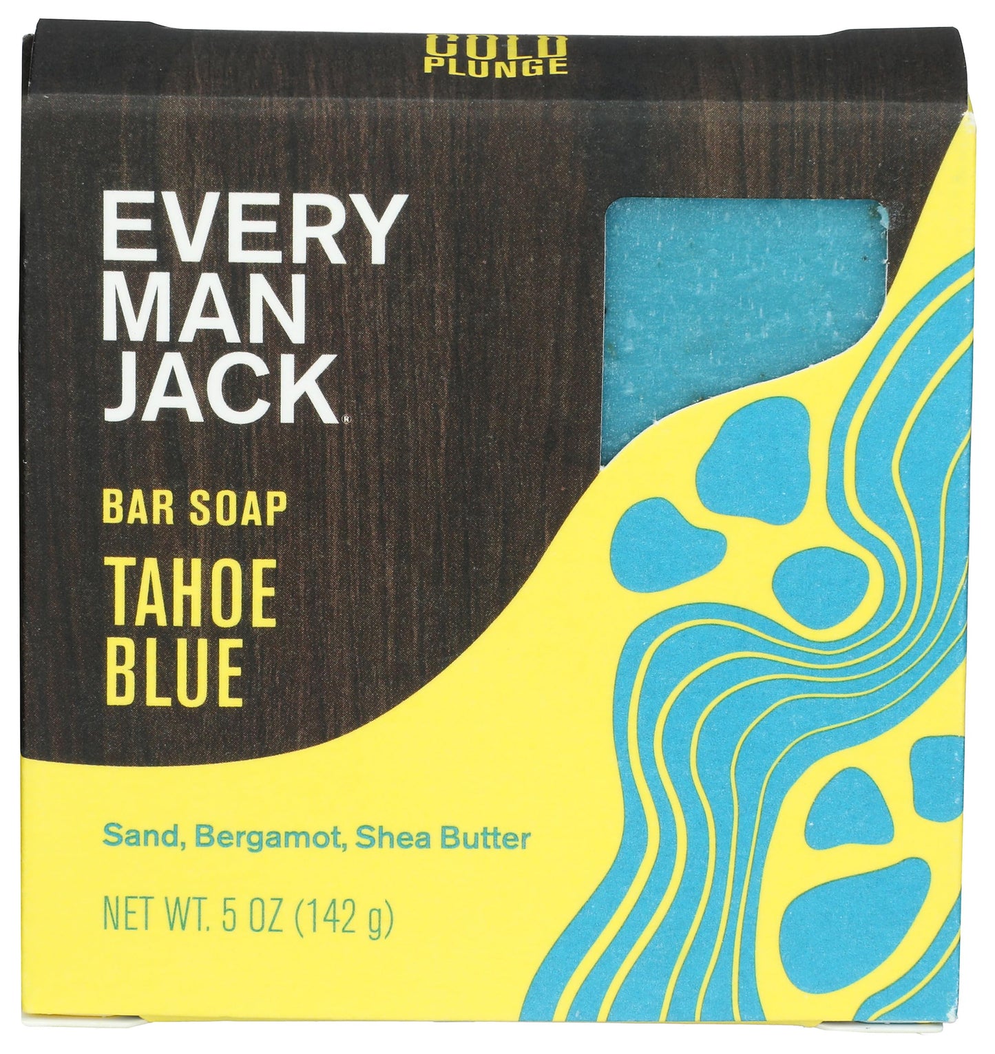 Every Man Jack, Soap Bar Cold Plunge Tahoe Blue, 5 Ounce Beauty & Personal Care Every Man Jack