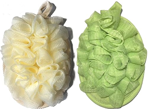 2 PCS Exfoliating Body Spa Bath Mitt for Men & Women - Loofah Sponge Brushes Pouf Bath Mesh Brush - Shower Scrubber Remove Dead Skin 5×7inchs Beauty & Personal Care Mr.Cui'shop