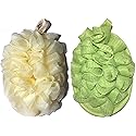 2 PCS Exfoliating Body Spa Bath Mitt for Men & Women - Loofah Sponge Brushes Pouf Bath Mesh Brush - Shower Scrubber Remove Dead Skin 5×7inchs Beauty & Personal Care Mr.Cui'shop