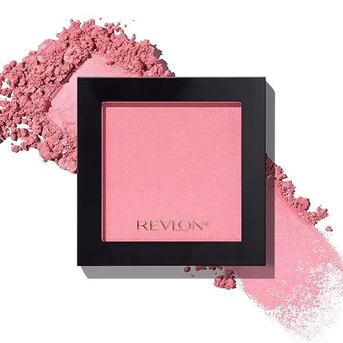 Revlon Powder Blush Face Makeup, High Impact Buildable Color, Lightweight & Smooth Finish, 014 Tickled Pink, 0.17 oz Beauty & Personal Care REVLON