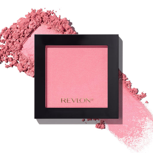 Revlon Powder Blush Face Makeup, High Impact Buildable Color, Lightweight & Smooth Finish, 014 Tickled Pink, 0.17 oz Beauty & Personal Care REVLON