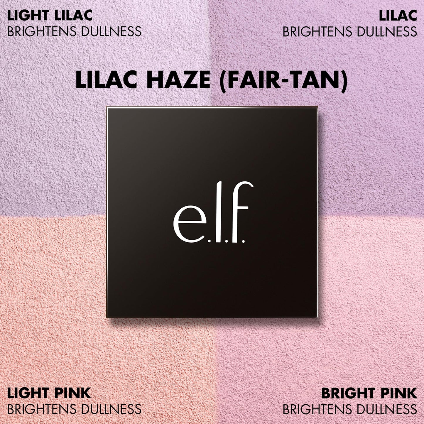 e.l.f. Set it Bright Powder Quad, Brightening Loose Setting Powder, Bakes, Blurs & Sets for Soft-Matte Radiance, Velvet Puff Included, Vegan Beauty and Personal Care e.l.f.